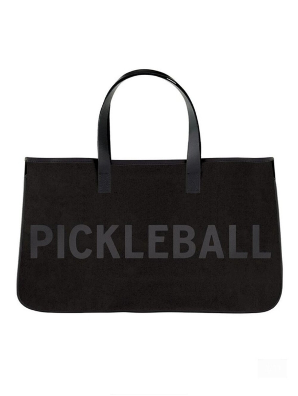 Santa Barbara Black Canvas PickleBall Tote NWT